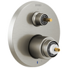 Litze Pressure Balance Valve with Integrated 6-Function Diverter Trim - Less Handles - Brilliance® Luxe Nickel®