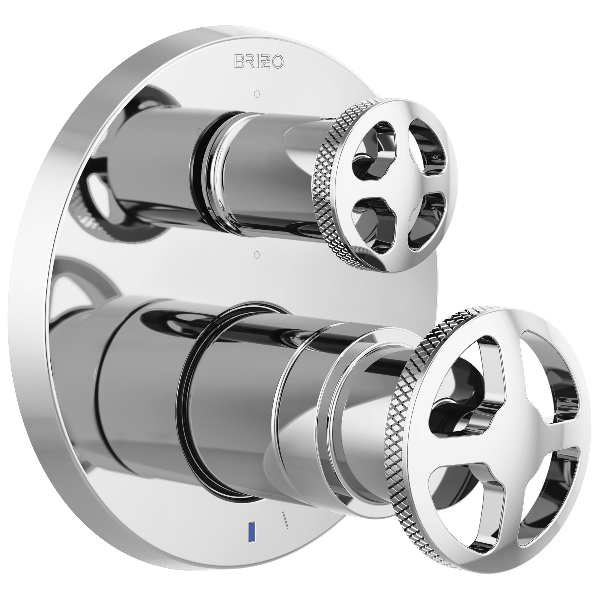 Brizo Litze Pressure Balance Valve with Integrated 6-Function Diverter Trim - Less Handles - Complete Kit - Polished Chrome