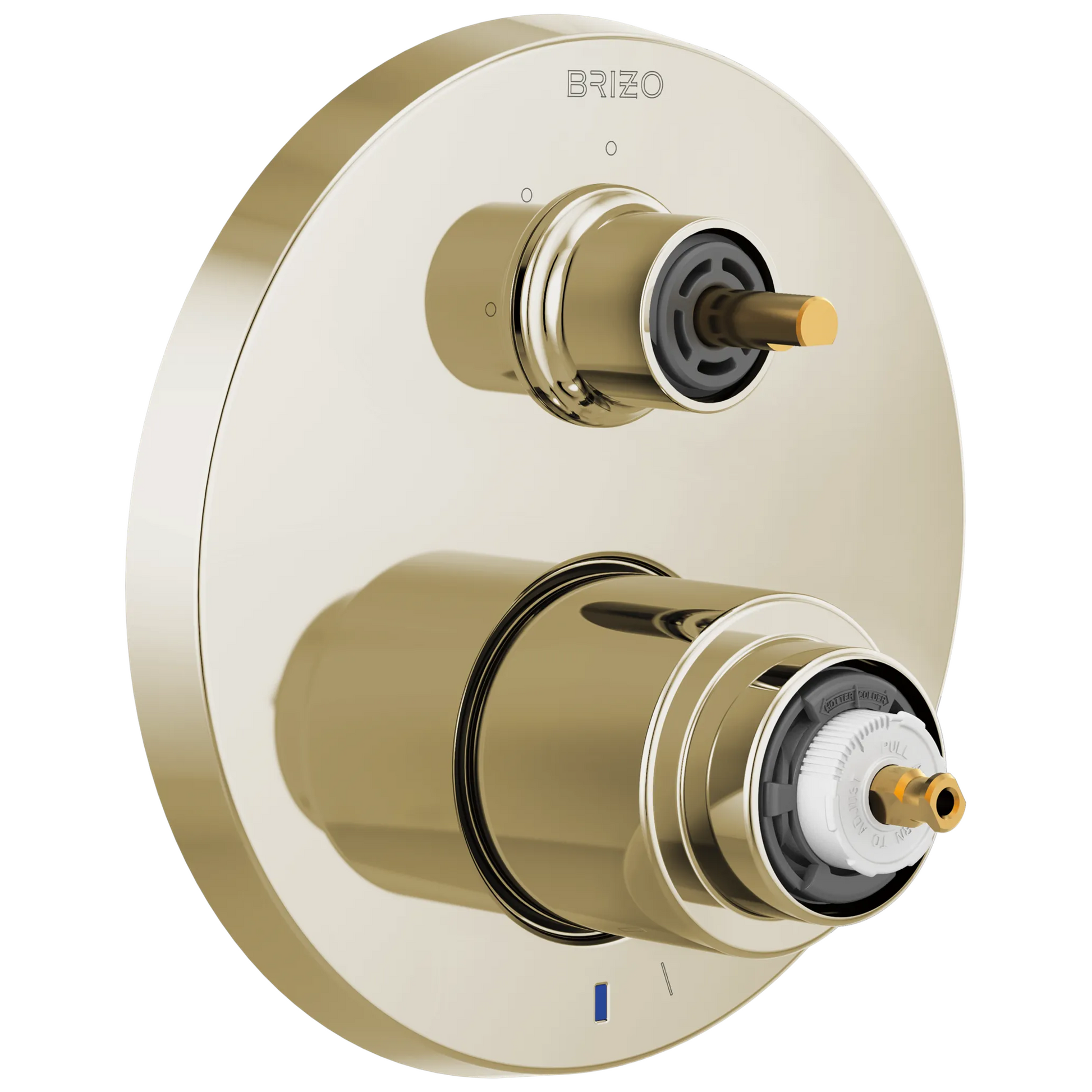 Litze Pressure Balance Valve with Integrated 6-Function Diverter Trim - Less Handles - Brilliance® Polished Nickel