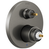 Litze Pressure Balance Valve with Integrated 6-Function Diverter Trim - Less Handles - Brilliance® Luxe Steel®