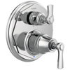 Rook Pressure Balance Valve with Integrated 6-Function Diverter Trim - Polished Chrome