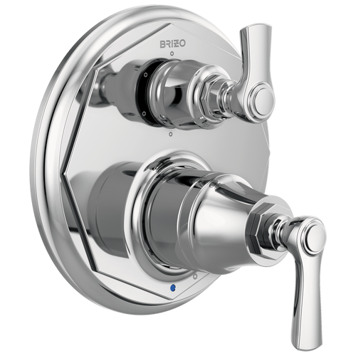 Rook Pressure Balance Valve with Integrated 6-Function Diverter Trim - Polished Chrome