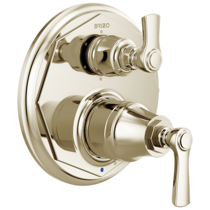 Rook Pressure Balance Valve with Integrated 6-Function Diverter Trim - Brilliance® Polished Nickel