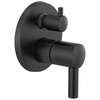 Brizo Jason Wu for Brizo Pressure Balance Valve with Integrated 6-Function Diverter Trim - Less Handles - Complete Kit - Matte Black