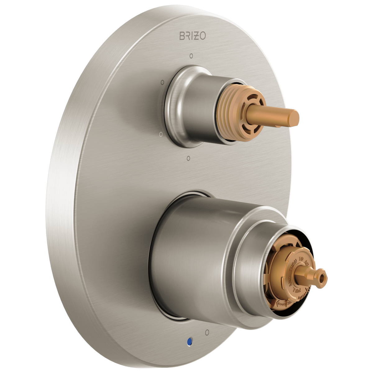 Odin Pressure Balance Valve with Integrated 6-Function Diverter Trim - Less Handles - Brilliance® Brushed Nickel