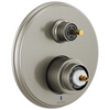 Invari Pressure Balance Valve With Integrated 6-Function Diverter Trim - Less Handles - Brilliance® Luxe Nickel®