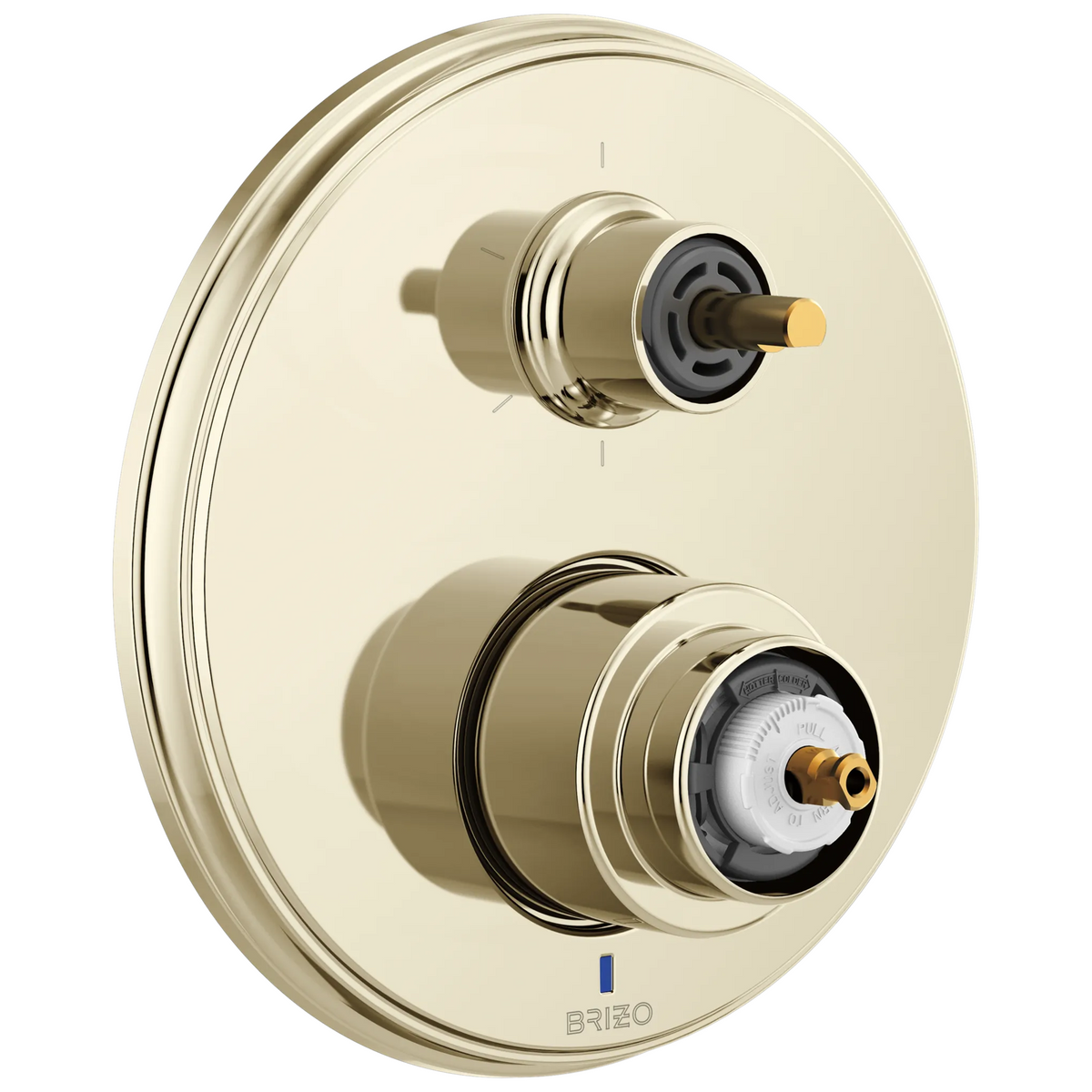 Invari Pressure Balance Valve With Integrated 6-Function Diverter Trim - Less Handles - Brilliance® Polished Nickel