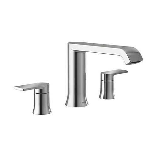 Moen Genta LX Chrome Two-Handle Low Arc Roman Tub Faucet