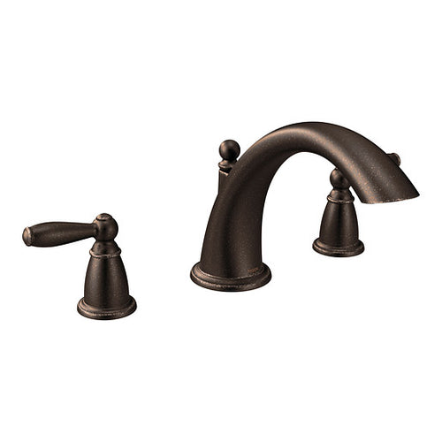Moen Brantford Chrome Two-Handle Low Arc Roman Tub Faucet