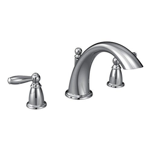 Moen Brantford Chrome Two-Handle Low Arc Roman Tub Faucet