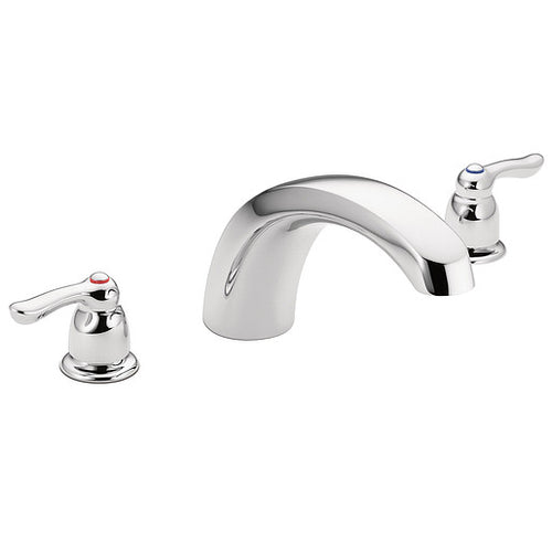 Moen Chateau Chrome Two-Handle Low Arc Roman Tub Faucet