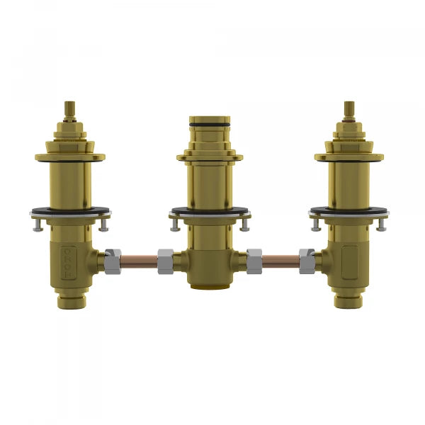 Toto Three-Hole Roman Tub Filler Rough-in
