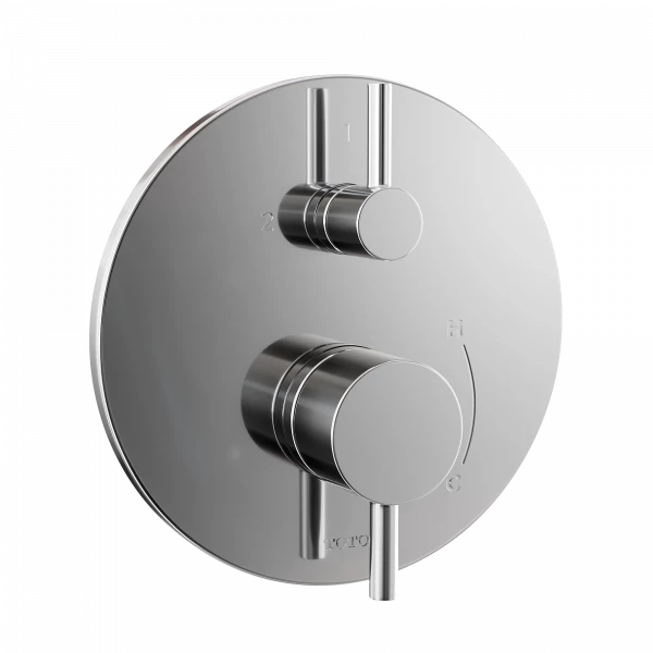 Toto Pressure Balance Valve with Diverter Trim - Round