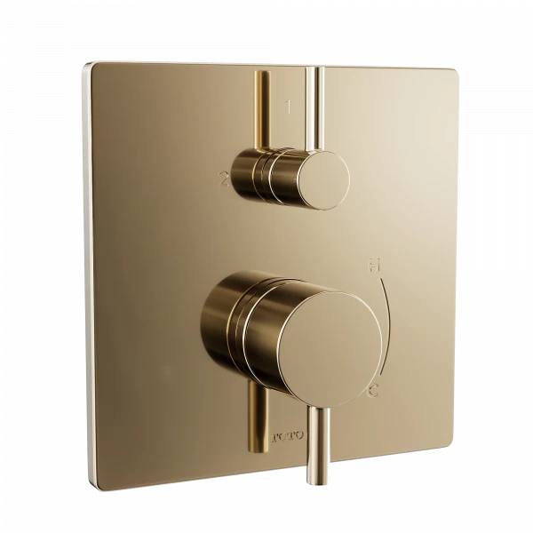 Toto Pressure Balance Valve with Diverter Trim - Square