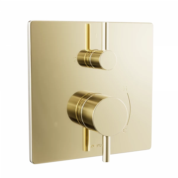 Toto Pressure Balance Valve with Diverter Trim - Square