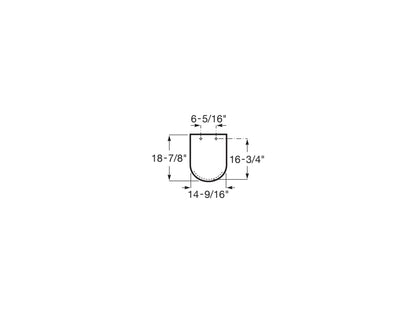 Roca Inspira Elongated Supralit® soft-closing seat and cover for toliet