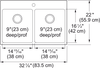 KINDRED Brookmore Drop In Sink -  BDL2233-9-1