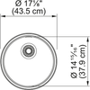 FRANKE Rotondo Dual Mount Sink - RBX110-S