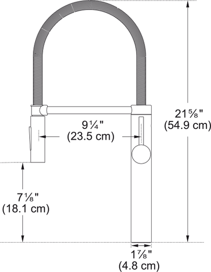 FRANKE Pescara Semi-Pro Faucet - PES-SPX-304