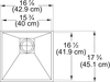 FRANKE Peak Undermount Sink - PKX11016-S