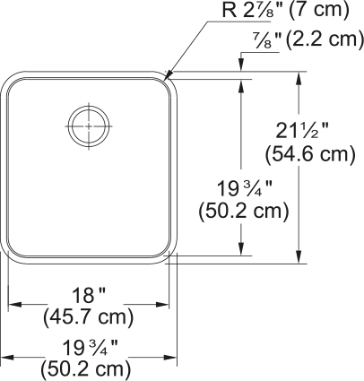 FRANKE Grande Undermount Sink - GDX11018-CA
