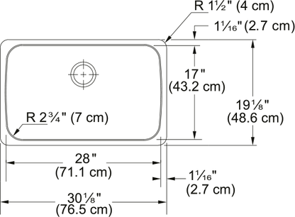 FRANKE Grande Undermount Sink - GDX11028-CA