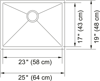 FRANKE Outdoor Undermount Sink-ODX110-2312-316