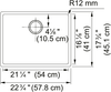 FRANKE Cube Undermount Sink - CUX11021-ADA-CA