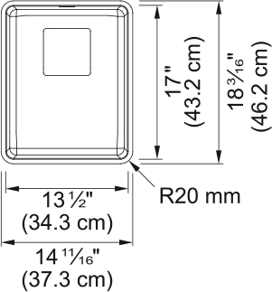 FRANKE Pescara Undermount Sink - PTX110-14-CA