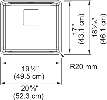 FRANKE Pescara Undermount Sink - PTX110-20-CA