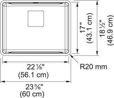 FRANKE Pescara Undermount Sink - PTX110-22-CA