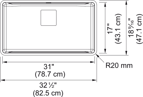 FRANKE Pescara Undermount Sink - PTX110-31-WKC