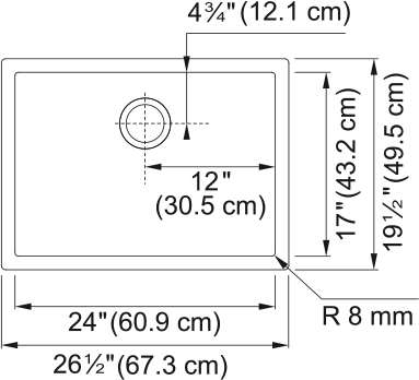 FRANKE Professional 2.0 Sink - PS2X110-24-12-CA