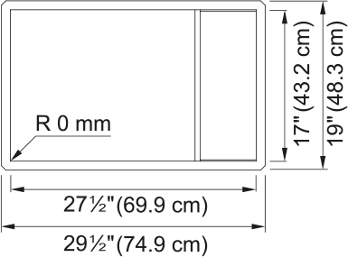 FRANKE Crystal Undermount Sink- CLV110-28-CA