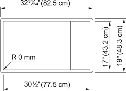FRANKE Crystal Undermount Sink- CLV110-31-CA