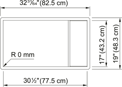 FRANKE Crystal Undermount Sink- CLV110-31-CA