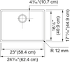 FRANKE Cube Undermount Sink - CUX110-23-CA
