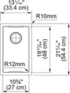 FRANKE Culinary Center Sink - CUX11010-W