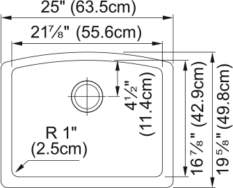 FRANKE Ellipse Undermount Sink - ELG11022CHA-CA