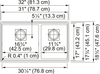 FRANKE Peak Undermount Sink - PKG160LD-ONY-S