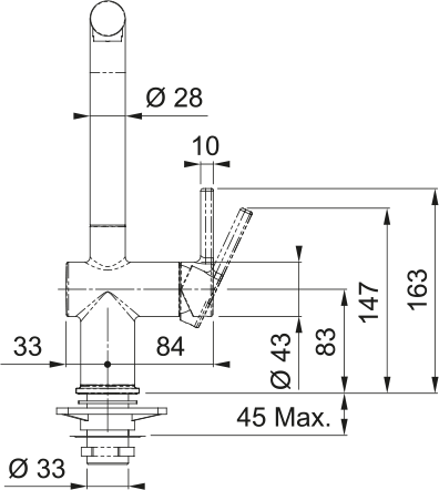 FRANKE Active Pull-Out Faucet - ACT-PO-PWT