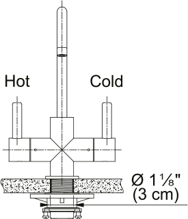 FRANKE Universal Hot/Cold Filtered - UNJ-HC-IBK