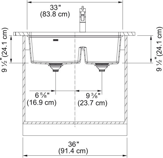 Franke Sinks Maris Undermount Sink MAG1601812LD-MBK-WKC