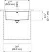 FRANKE Maris Undermount Sink - MAG11025-SHG-S