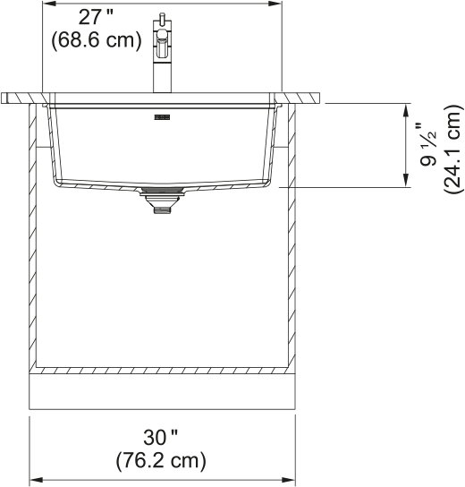 FRANKE Maris Undermount Sink - MAG11025-SHG-S