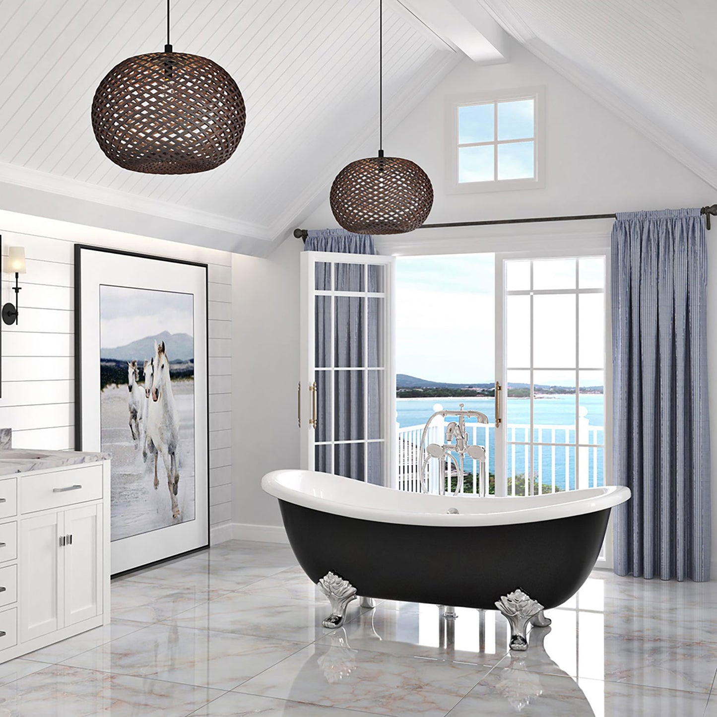 Zitta Harrogate Freestanding bathtub, 66 3/4"