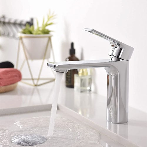 TIMELYSS Single Hole Bathroom Faucet - Golzar Home