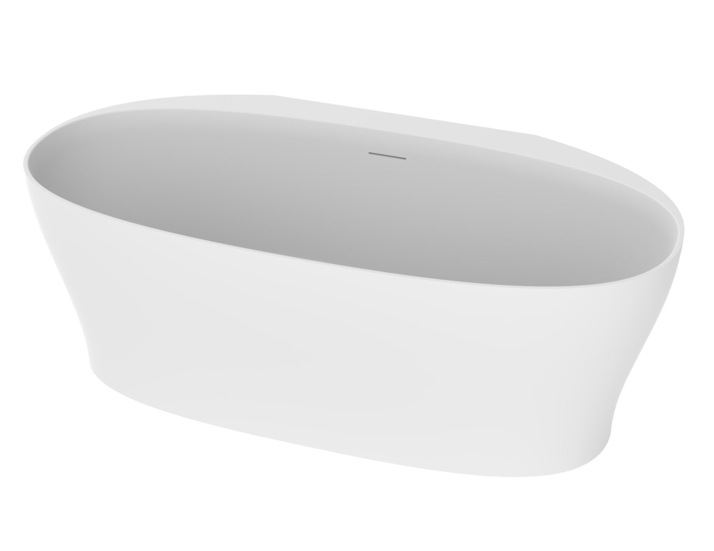 Zitta Vivo Freestanding bathtub, 63’’, in matte white