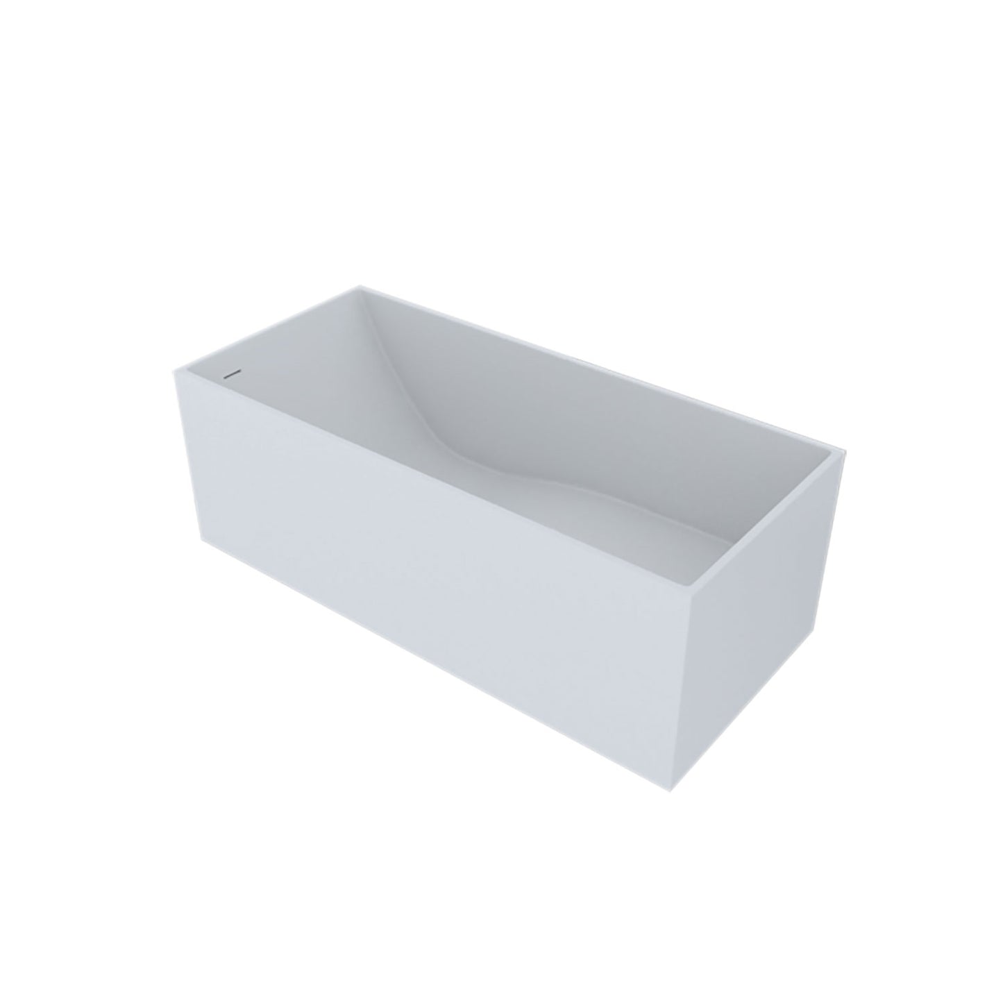Zitta Kuadra Freestanding bathtub, 63"