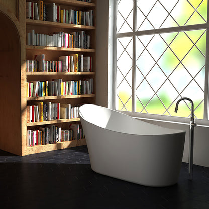 Zitta Kanwa Freestanding bathtub, 55 1/2"